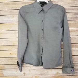 Ladies Geoffrey Beene Black and White stripe sz 8